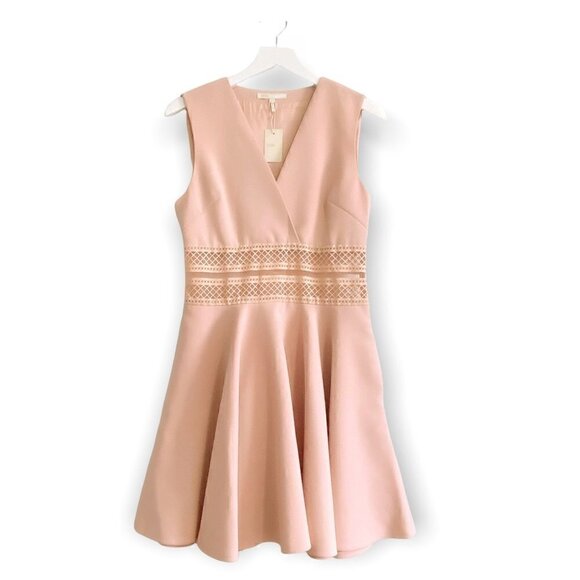 Maje Racine Pink Sleeveless Swing Dress, size M, NWT - Picture 16 of 16